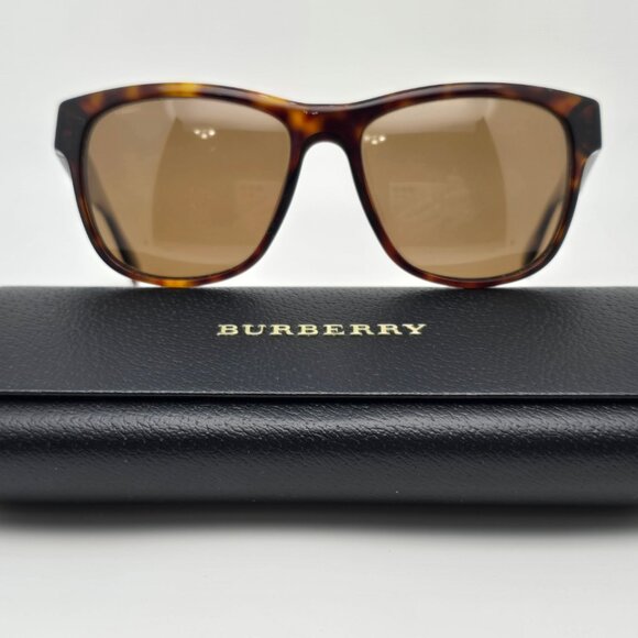 *SOLD* Burberry B4131 3349/83 Tortoise Frame Polarized Brown Lens Sunglasses - Picture 1 of 16